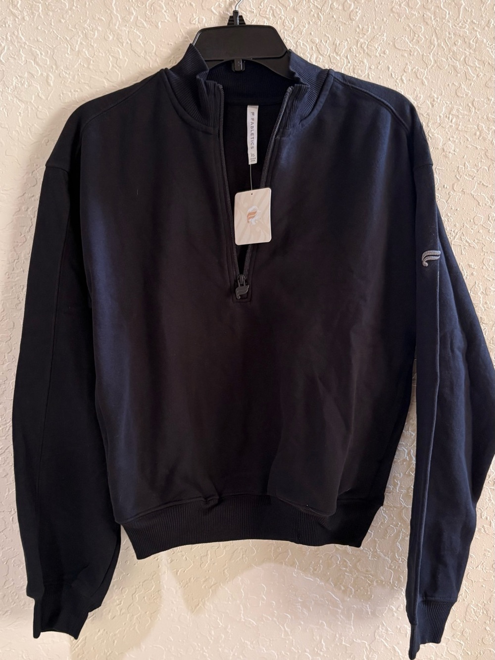 Fabletics Black Women's Quarter-Zip Pullover